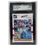 2017 DONRUSS MIKE TROUT SP MVP VARIATION