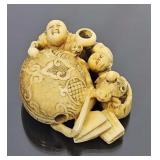 Antique Hand Carved Ivory Netsuke