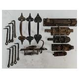 Antique Hand Forged Door Latches & Handles