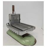 Antique Bico Green Agate Butter/Cheese Slicer