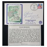 Chuck Bednarik 1998 Philadelphia Eagles Autograph
