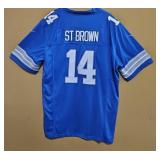Amon-Ra St. Brown Detroit Lions Jersey Sz XL