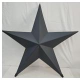 32" Metal Folk Art Barn Star