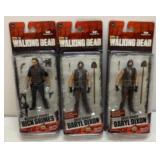 (3) The Walking Dead Action Figures in the Pack