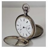 Coin Silver American Waltham Pocket Watch