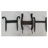 (3) Vintage Hand Forged Iron Boot Scrapers