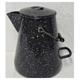 WWII US Navy Enamel Coffee Pot by Vollrath Co.