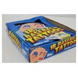 1986 Topps 18 Baseball Tattoos Wax Box