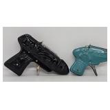 Vintage Japan Tin Ray Gun Cap Guns