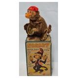 Alps, Japan Battery Op Sparky Musical Chimp w/OB