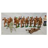 (18) Vintage  Barclay Die Cast Soldiers
