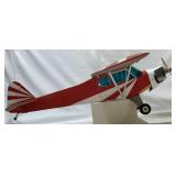 Large Piper Cub Balsa Wood R/C Airplane Model