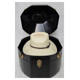 Straw Cowboy Hat w/Leddy