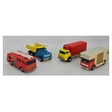 4 Matchbox Superfast Transitional Wheel Trucks