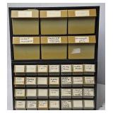 (2) Multi-Draw Cabinets of Electronics Parts