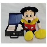 Mickey Mouse 24" Plush Cassette Player w/Cassettes