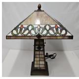 Tiffany Style Leaded Stained Glass Table Lamp