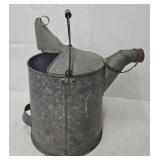 Antique Galvanized Railroad Drinking Water Can
