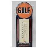 Gulf Gasoline & Oil Advertising Thermometer
