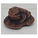 Antique Hand Carved Wood Netsuke