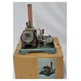 Jensen Dry Fuel Fired Toy Steam Engine w/OB