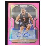 Zack Brown 2020 Panini Prizm Rookie Autograph