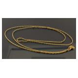 14k gold 24" necklace