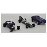 (3) 1968 Topper Johnny Lightning Redline Cars