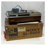 Sony SL-5800 Betamax Videocassette Player/Recorder
