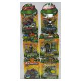 (6) 2003-04 TEENAGE MUTANT NINJA TURTLES FIGURES