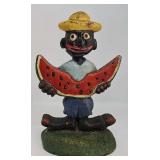 Tom Breen Cast Iron Black Americana Door Stop