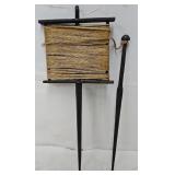 Hand Forged Iron String Line Row Marker