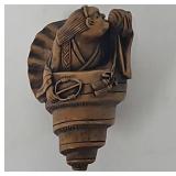 Antique Hand Carved Boxwood Netsuke