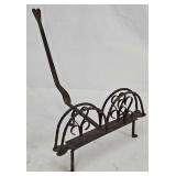 Vintage Hand Forged Iron Fireplace Toaster