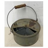 PRR Galvanized Steel Railroad Tool Bucket