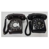 (2) Vintage Western Electric Rotary Dial Phones