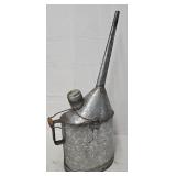 Vintage Galvanized Railroad Engineer Oil Can
