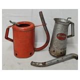 Vintage Half Gallon & One Gallon Oil Dispensers
