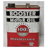 Vintage Pennsylvania Booster  Motor Oil 2 Gal Can