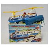 Fabrique au Japon Battery Op Helicopter w/Orig Box