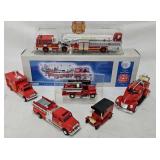 (7) Collectible Die Cast Firehouse Vehicles