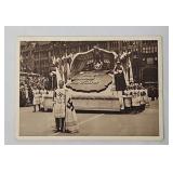 1939 WWII Mass Meeting in Hamburg Postcard