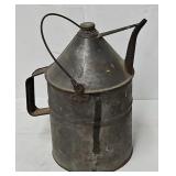 Galvanized Pennsylvania Railroad Kerosene Can