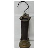 Antique Miners Safety Brass Lamp
