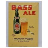 Bass Ale Beer Sign, 6x9"