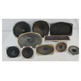 (10) New/Old Radio Speakers in Asst Sizes