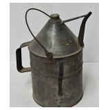 Galvanized Pennsylvania Railroad Kerosene Can
