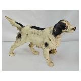 Vintage 15"L English Setter Cast Iron Door Stop