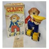 1963 Ideal Clancy the Great Roller Sating Monkey