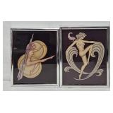 Art Deco Original Decographs by Gustave Kaitz